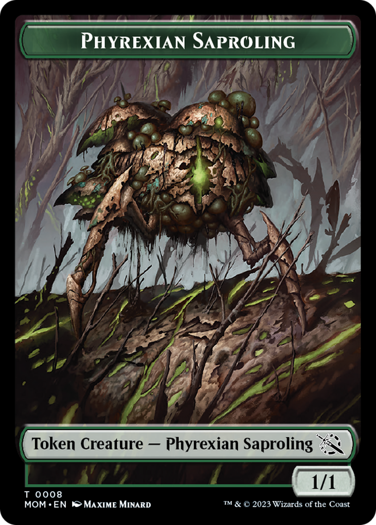 Elemental (9) // Phyrexian Saproling Double-Sided Token [March of the Machine Tokens] | The Time Vault CA