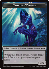Goat // Timeless Witness Double-Sided Token [Tarkir: Dragonstorm Commander Tokens] | The Time Vault CA
