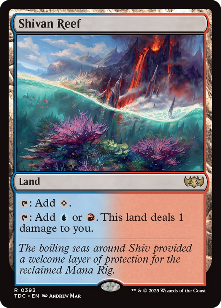 Shivan Reef [Tarkir: Dragonstorm Commander] | The Time Vault CA