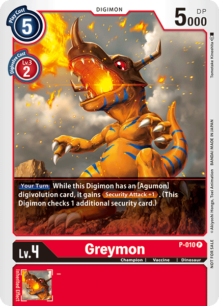 Greymon [P-010] [Promotional Cards] | The Time Vault CA