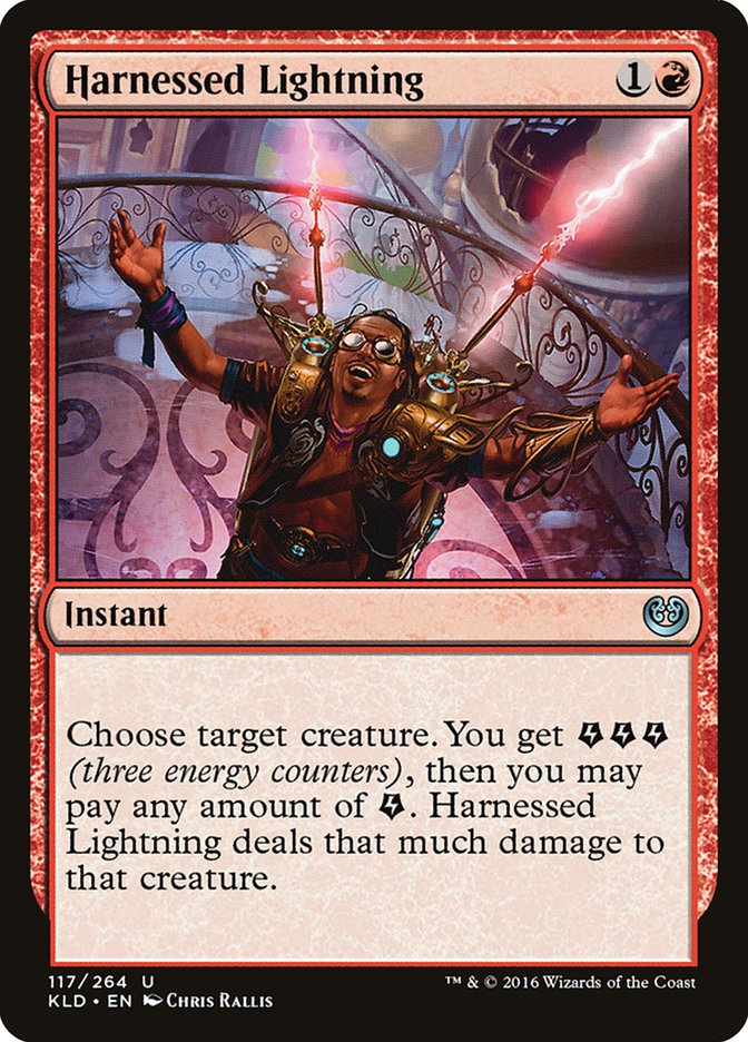 Harnessed Lightning [Kaladesh] | The Time Vault CA