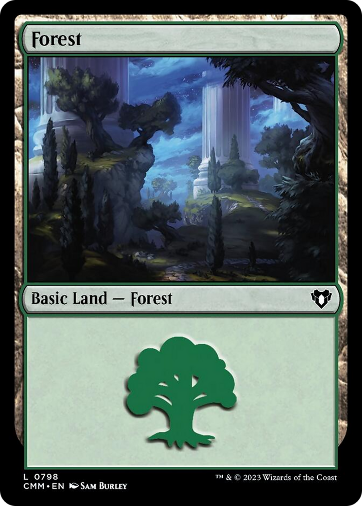 Forest (798) [Commander Masters] | The Time Vault CA