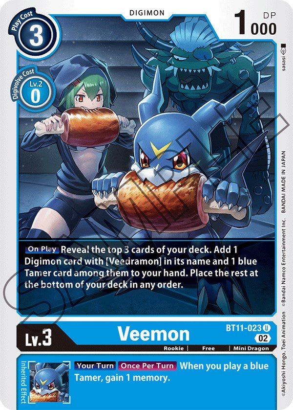 Veemon [BT11-023] [Dimensional Phase] | The Time Vault CA