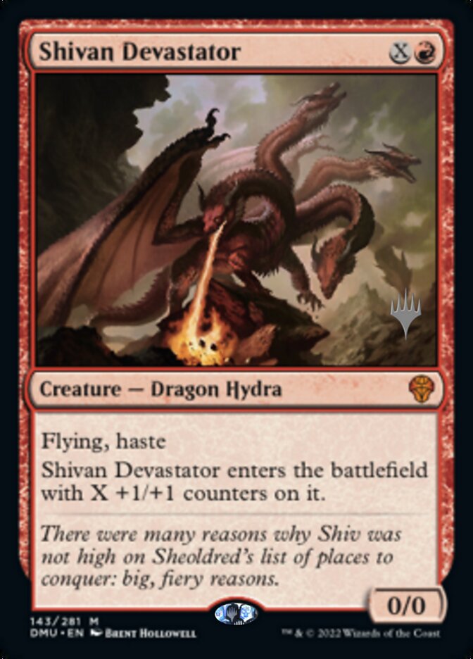 Shivan Devastator (Promo Pack) [Dominaria United Promos] | The Time Vault CA