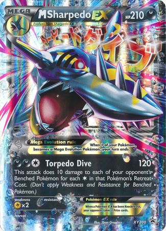 M Sharpedo EX (XY200) (Jumbo Card) [XY: Black Star Promos] | The Time Vault CA