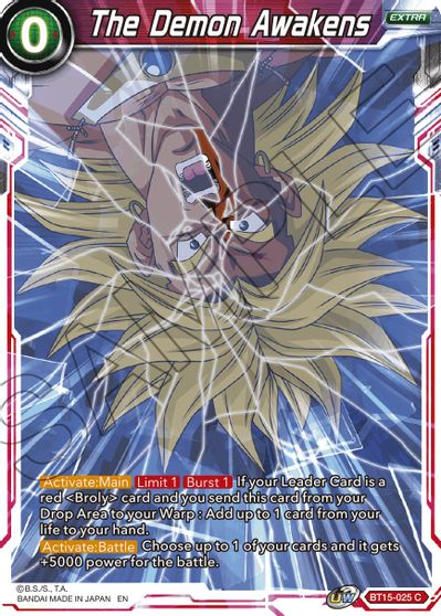 The Demon Awakens (BT15-025) [Saiyan Showdown] | The Time Vault CA