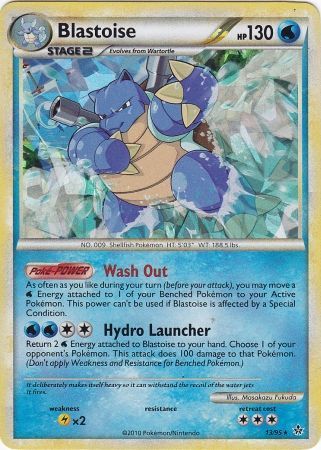 Blastoise (13/95) (Cracked Ice Holo) [HeartGold & SoulSilver: Unleashed] | The Time Vault CA