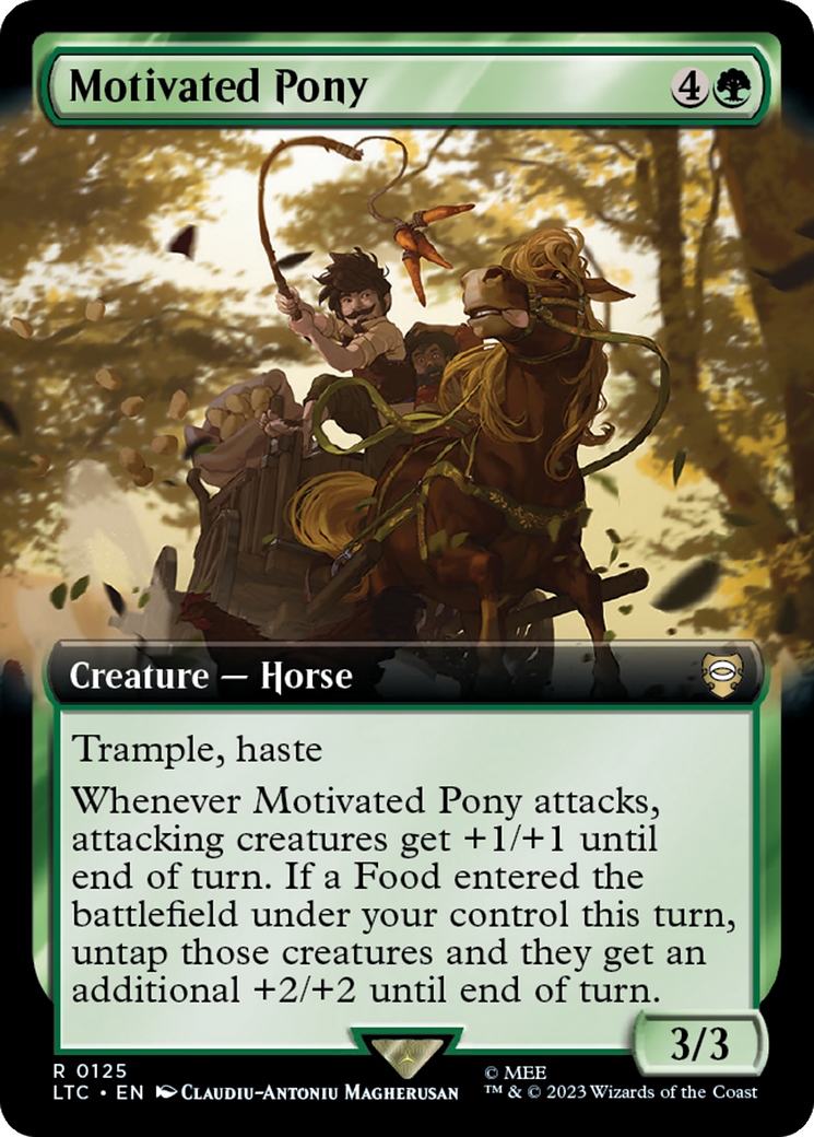 Motivated Pony (Extended Art) [The Lord of the Rings: Tales of Middle-Earth Commander] | The Time Vault CA