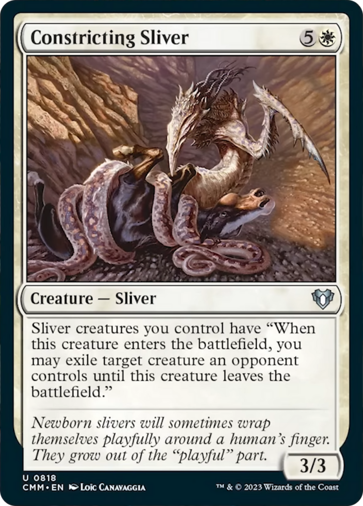 Constricting Sliver [Commander Masters] | The Time Vault CA