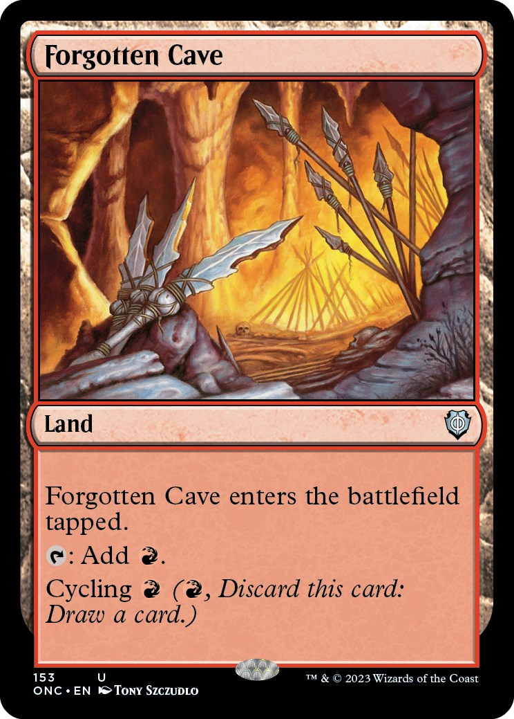 Forgotten Cave [Phyrexia: All Will Be One Commander] | The Time Vault CA