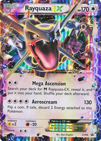 Rayquaza EX (XY69) (Jumbo Card) [XY: Black Star Promos] | The Time Vault CA