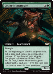 Ursine Monstrosity (Extended Art) [Duskmourn: House of Horror Commander] | The Time Vault CA