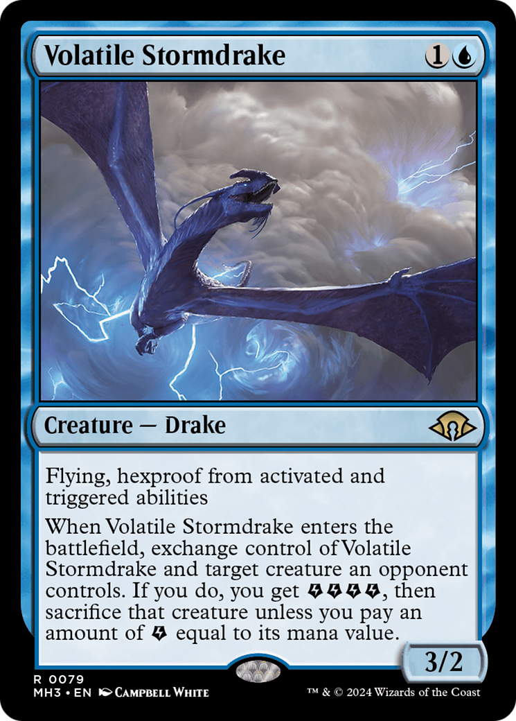 Volatile Stormdrake [Modern Horizons 3] | The Time Vault CA