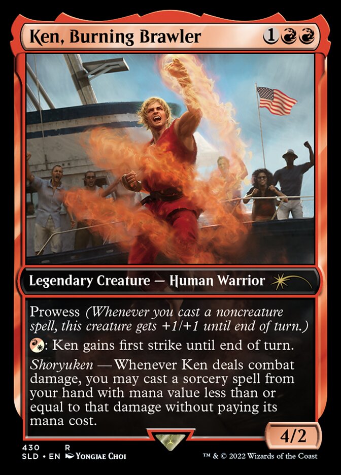 Ken, Burning Brawler [Secret Lair Drop Series] | The Time Vault CA