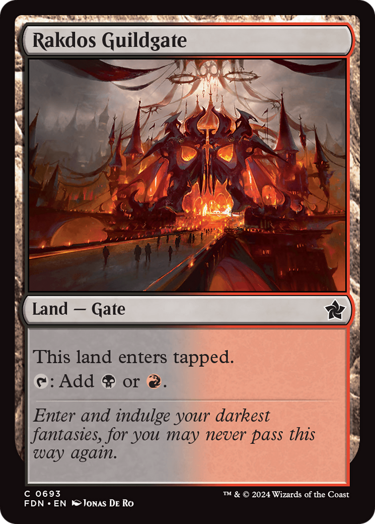 Rakdos Guildgate [Foundations] | The Time Vault CA