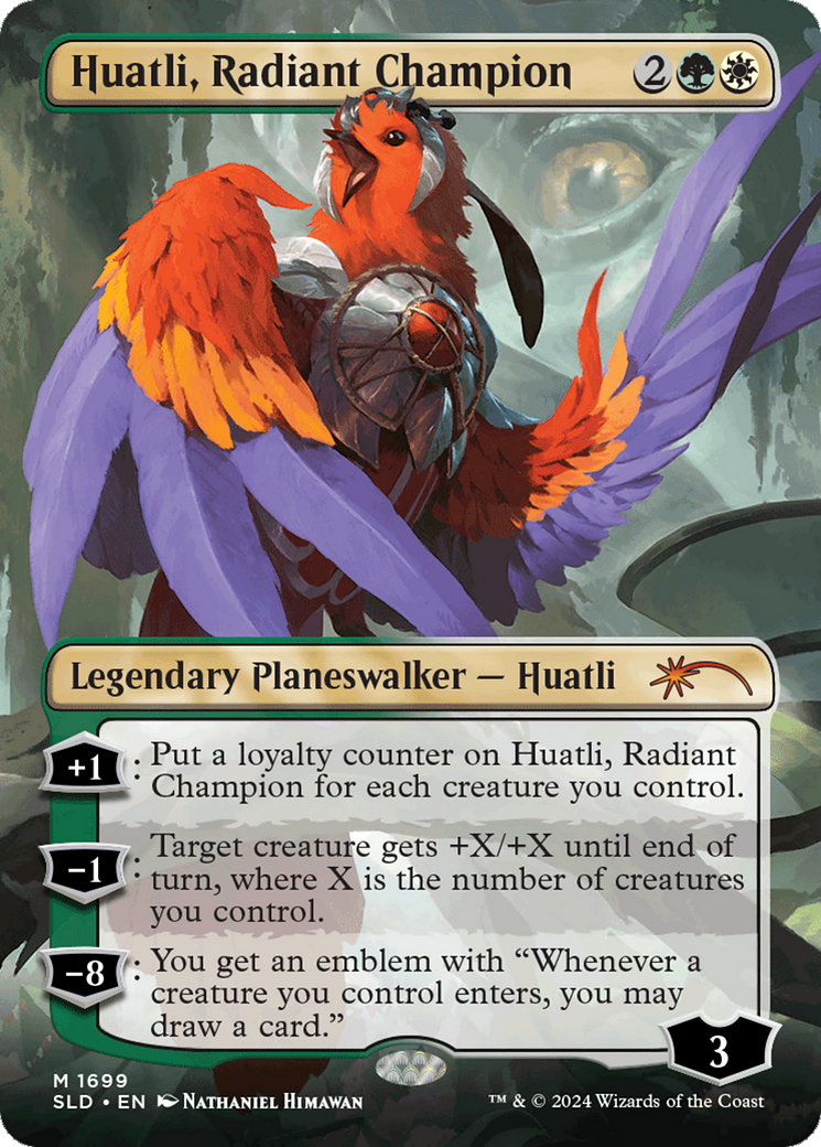 Huatli, Radiant Champion (Rainbow Foil) [Secret Lair Drop Series] | The Time Vault CA