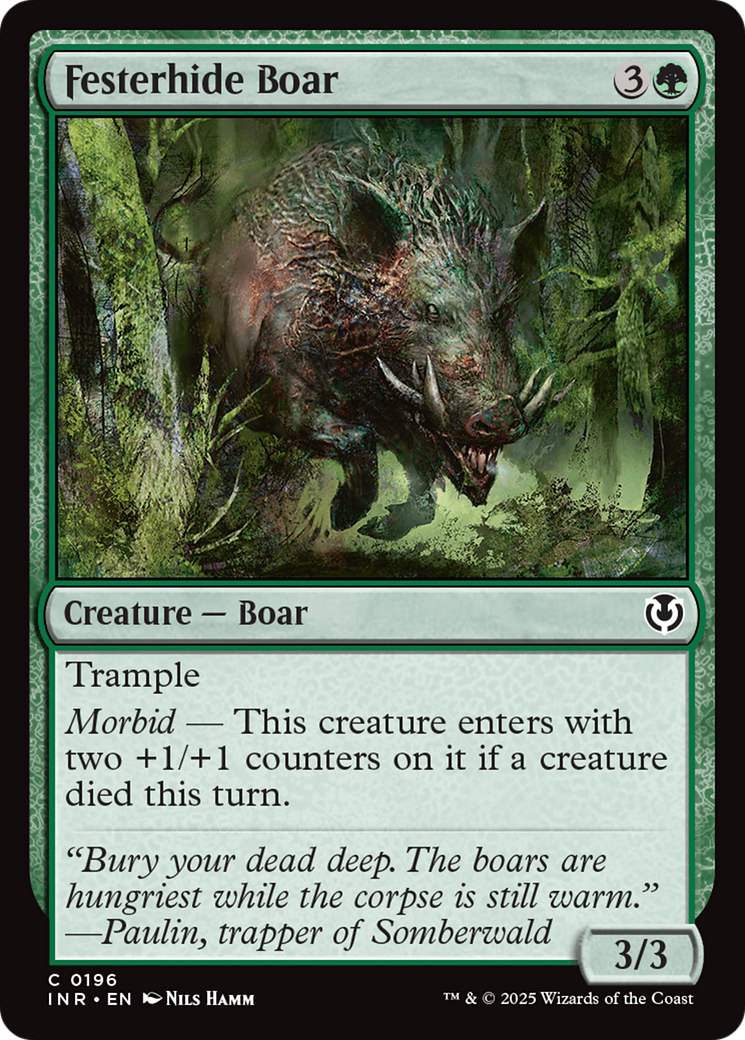 Festerhide Boar [Innistrad Remastered] | The Time Vault CA