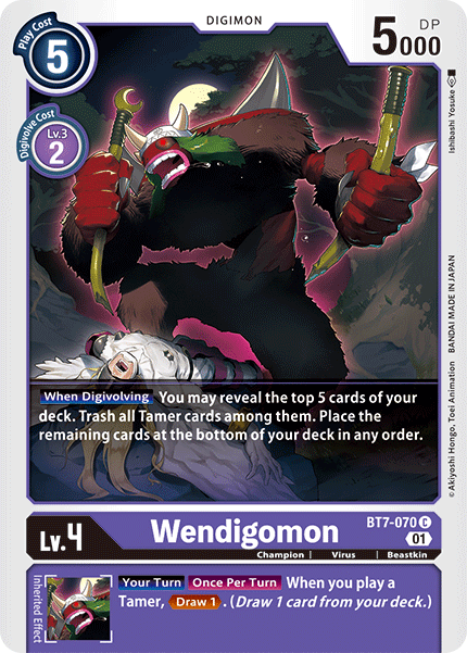 Wendigomon [BT7-070] [Next Adventure] | The Time Vault CA