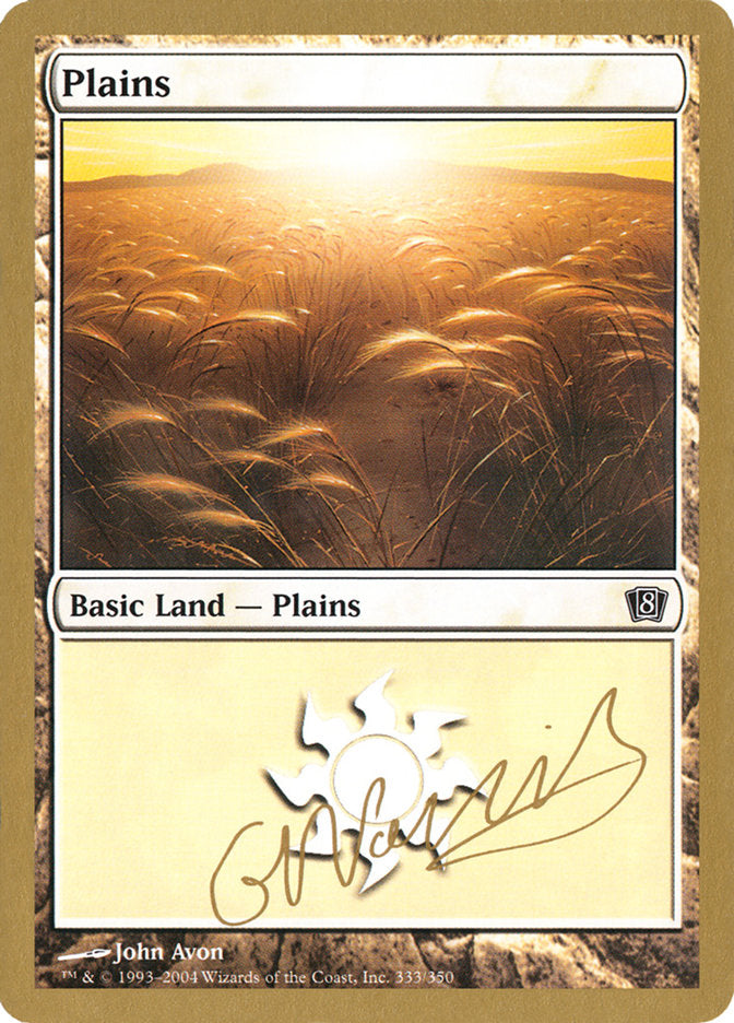 Plains (gn333) (Gabriel Nassif) [World Championship Decks 2004] | The Time Vault CA