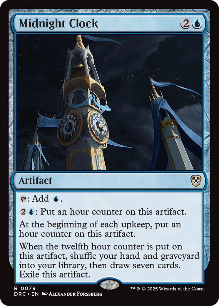 Midnight Clock [Aetherdrift Commander] | The Time Vault CA