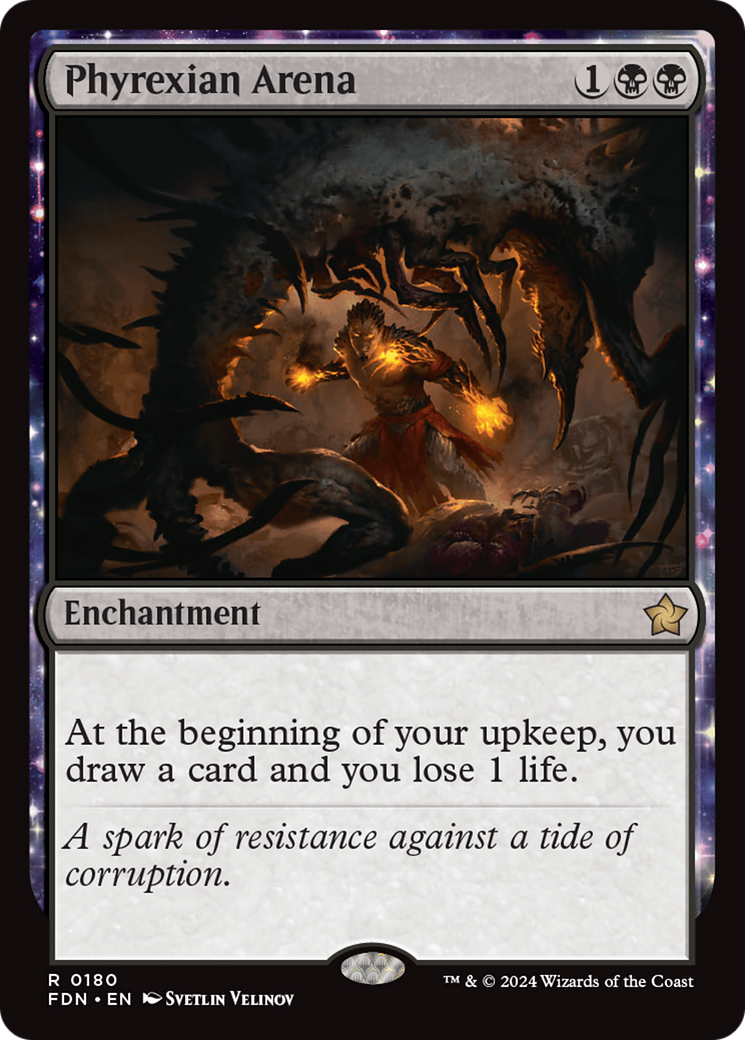 Phyrexian Arena [Foundations] | The Time Vault CA