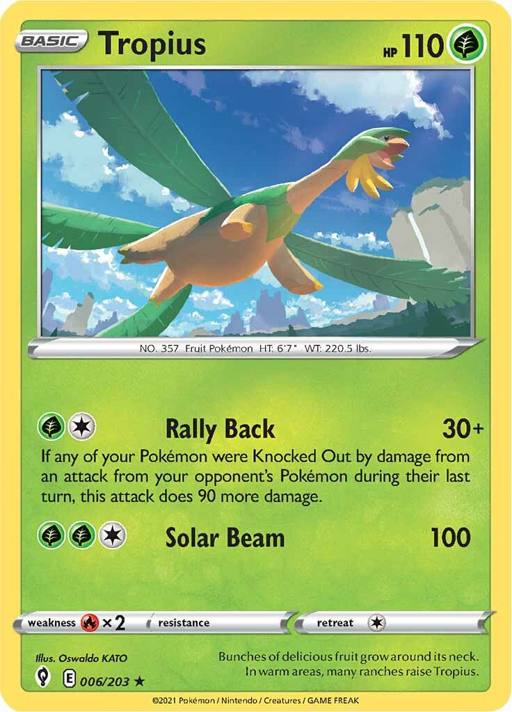 Tropius (006/203) [Sword & Shield: Evolving Skies] | The Time Vault CA