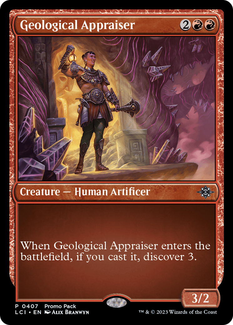 Geological Appraiser [The Lost Caverns of Ixalan Promos] | The Time Vault CA