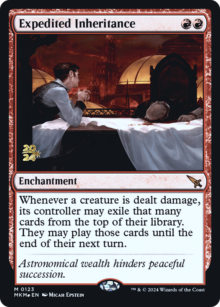 Expedited Inheritance [Murders at Karlov Manor Prerelease Promos] | The Time Vault CA