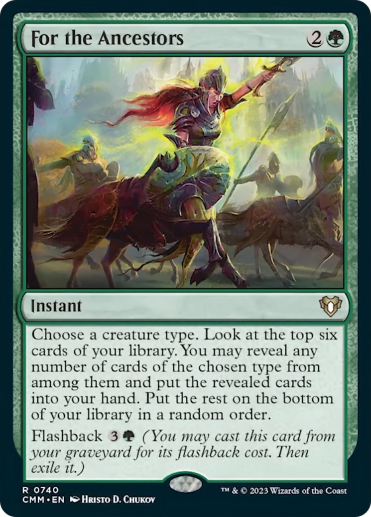 For the Ancestors [Commander Masters] | The Time Vault CA