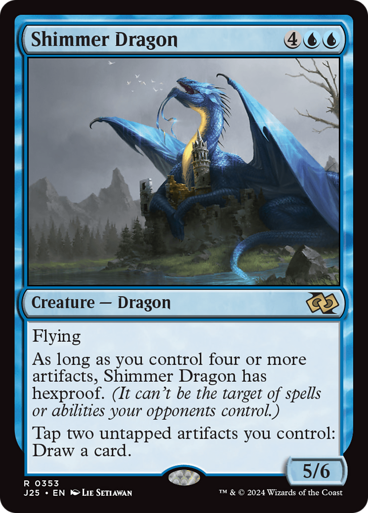 Shimmer Dragon [Foundations Jumpstart] | The Time Vault CA