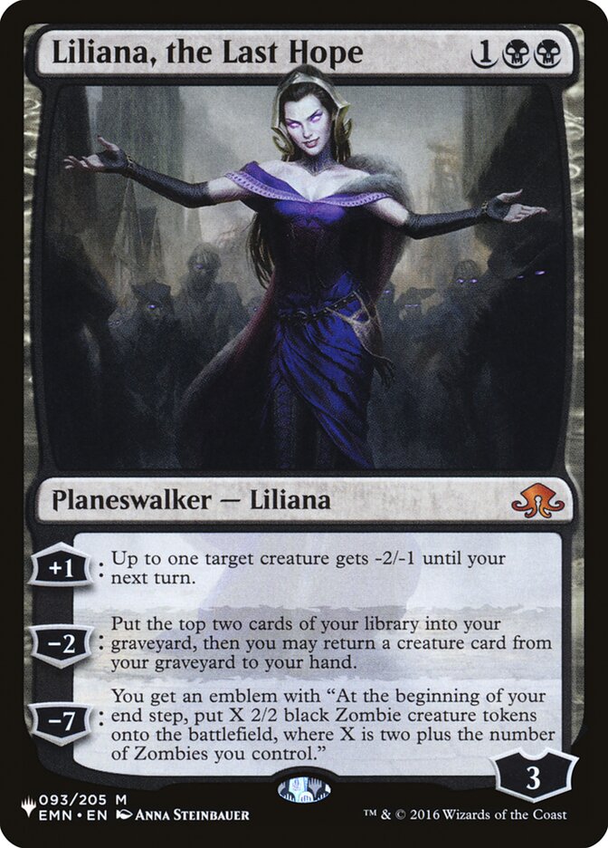 Liliana, the Last Hope [The List] | The Time Vault CA