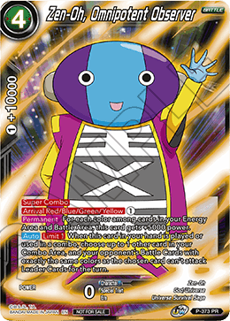 Zen-Oh, Omnipotent Observer (Unison Warrior Series Boost Tournament Pack Vol. 7) (P-373) [Tournament Promotion Cards] | The Time Vault CA