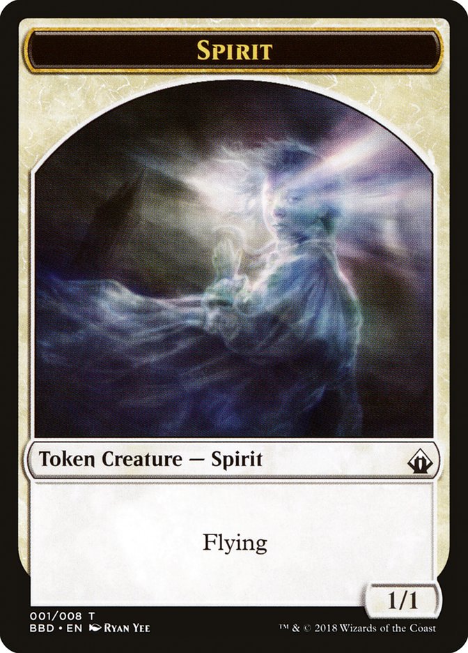 Spirit Token [Battlebond Tokens] | The Time Vault CA