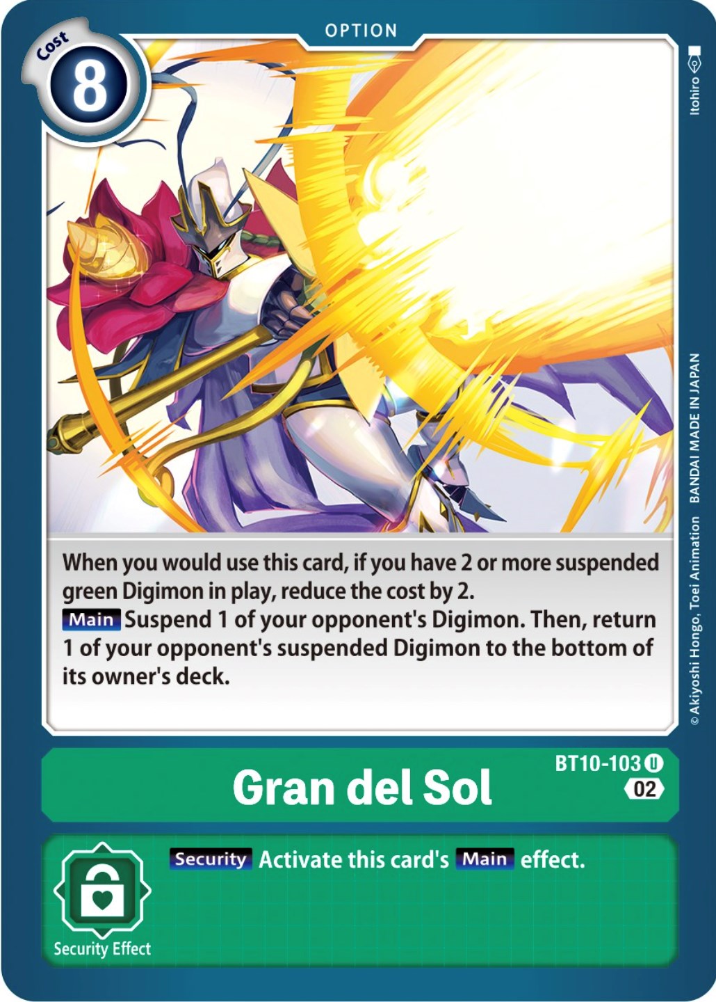 Gran del Sol [BT10-103] [Xros Encounter] | The Time Vault CA