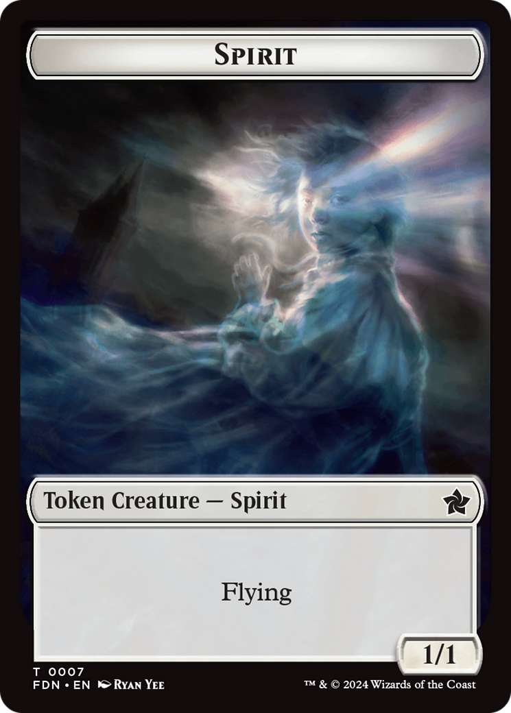 Spirit // Cat (0001) Doubled-Sided Token [Foundations Tokens] | The Time Vault CA