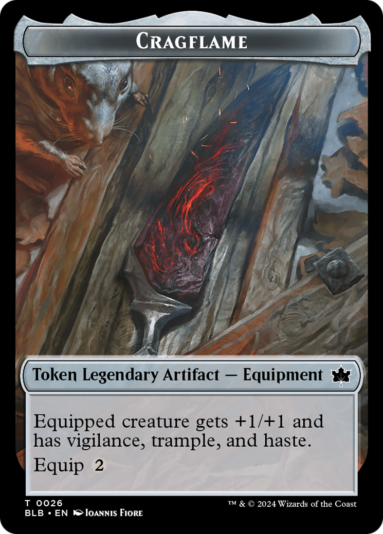 Cragflame Token [Bloomburrow Tokens] | The Time Vault CA