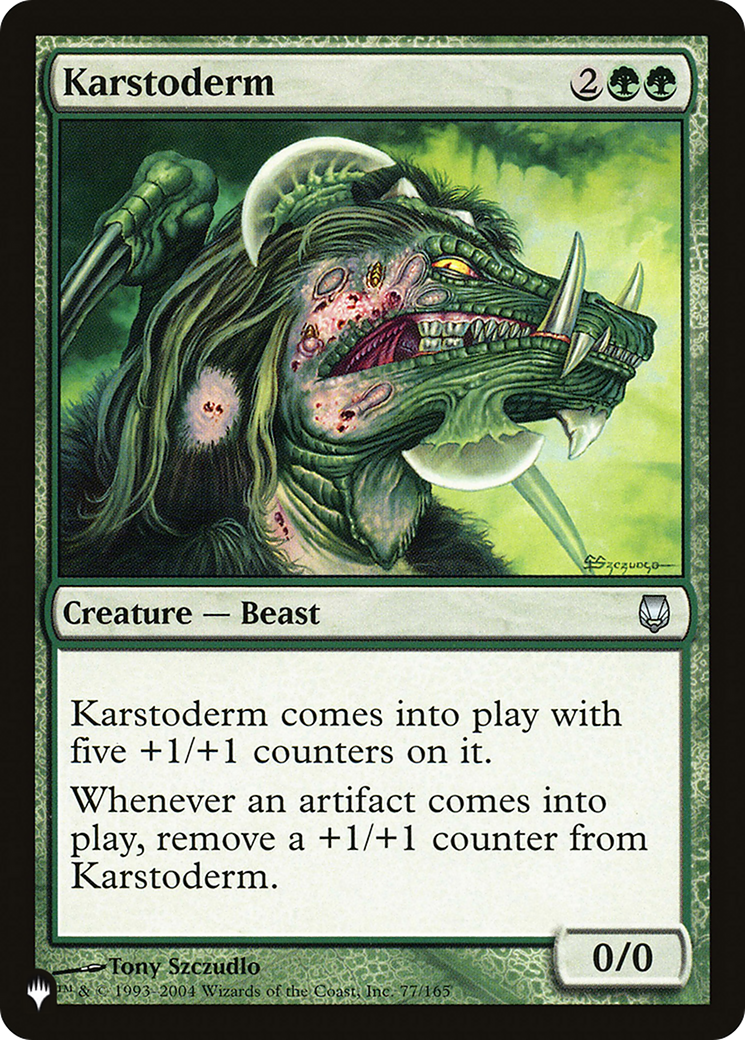 Karstoderm [The List] | The Time Vault CA