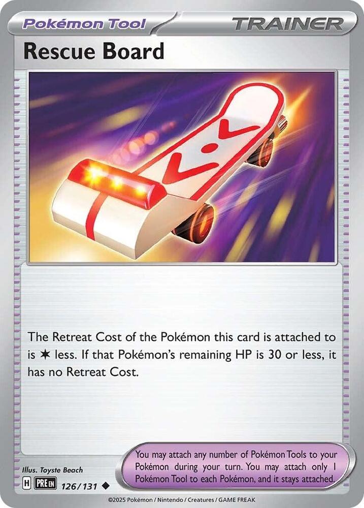 Rescue Board (126/131) [Scarlet & Violet: Prismatic Evolutions] | The Time Vault CA