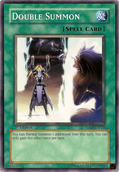 Double Summon [5DS1-EN029] Common | The Time Vault CA