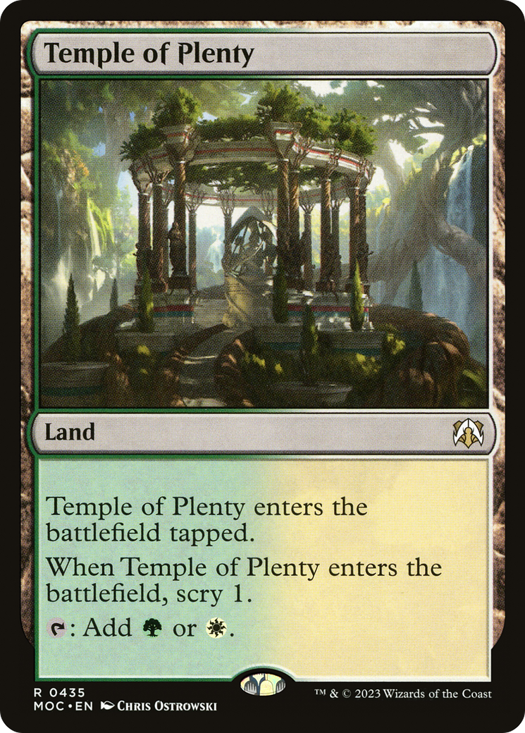 Temple of Plenty [March of the Machine Commander] | The Time Vault CA