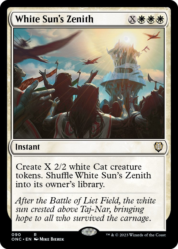 White Sun's Zenith [Phyrexia: All Will Be One Commander] | The Time Vault CA