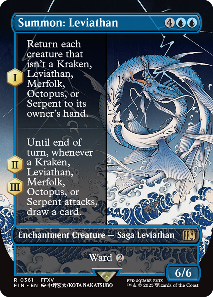 Summon: Leviathan (Borderless) [FINAL FANTASY] | The Time Vault CA