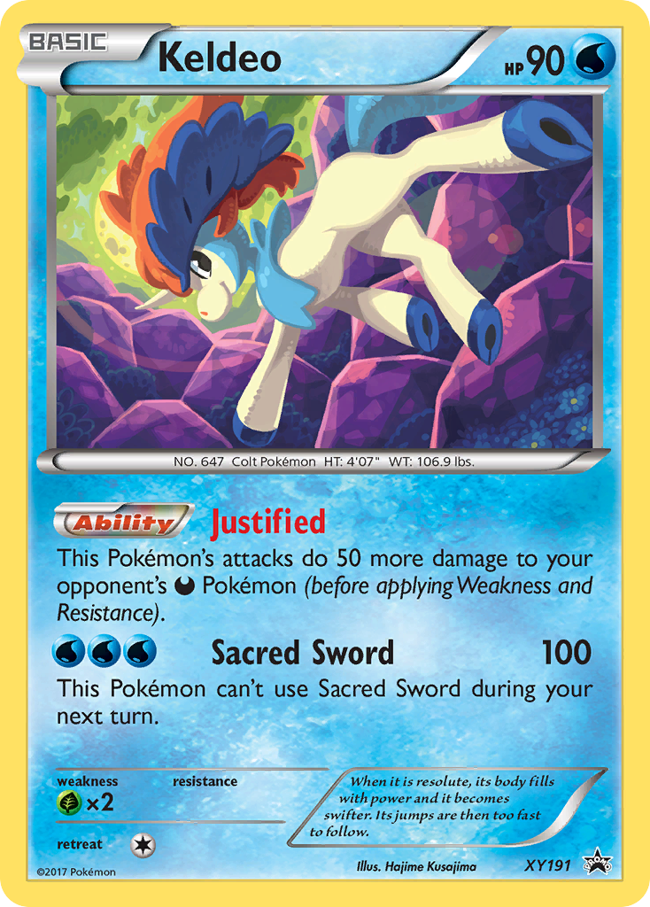 Keldeo (XY191) [XY: Black Star Promos] | The Time Vault CA