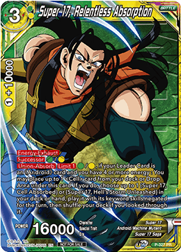 Super 17, Relentless Absorption (Winner Stamped) (P-327) [Tournament Promotion Cards] | The Time Vault CA