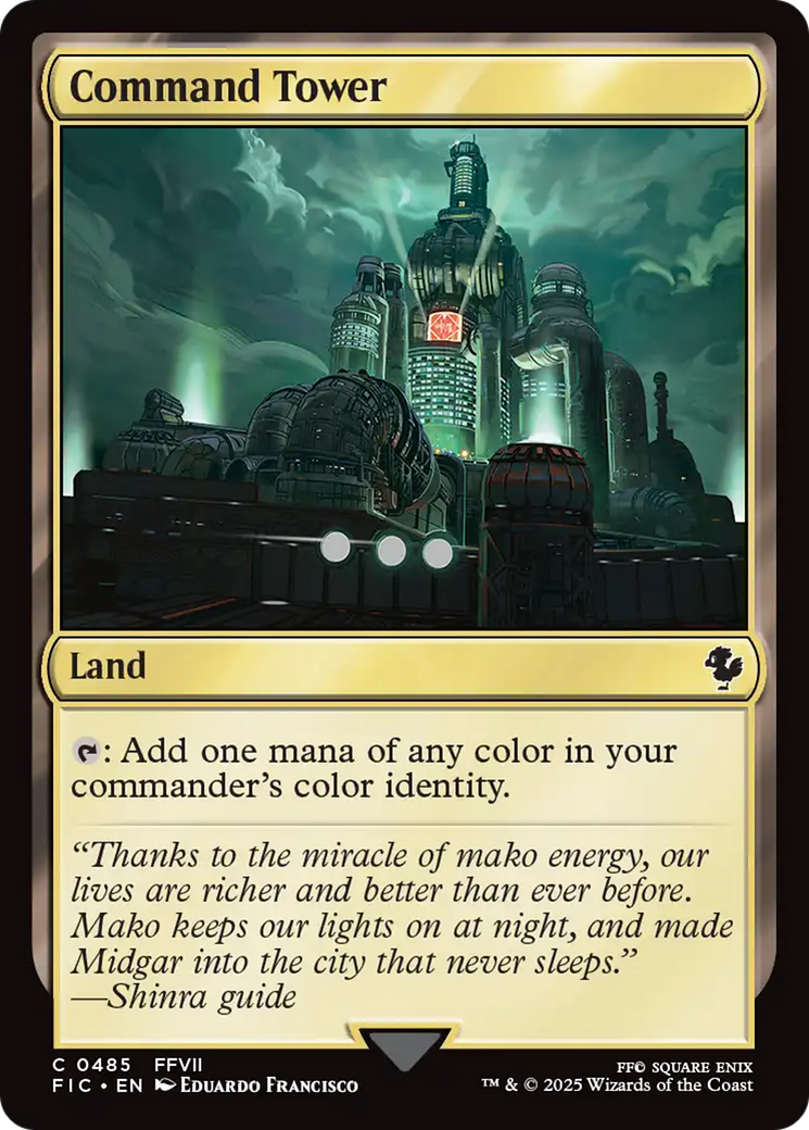 Command Tower (0485) [FINAL FANTASY Commander] | The Time Vault CA