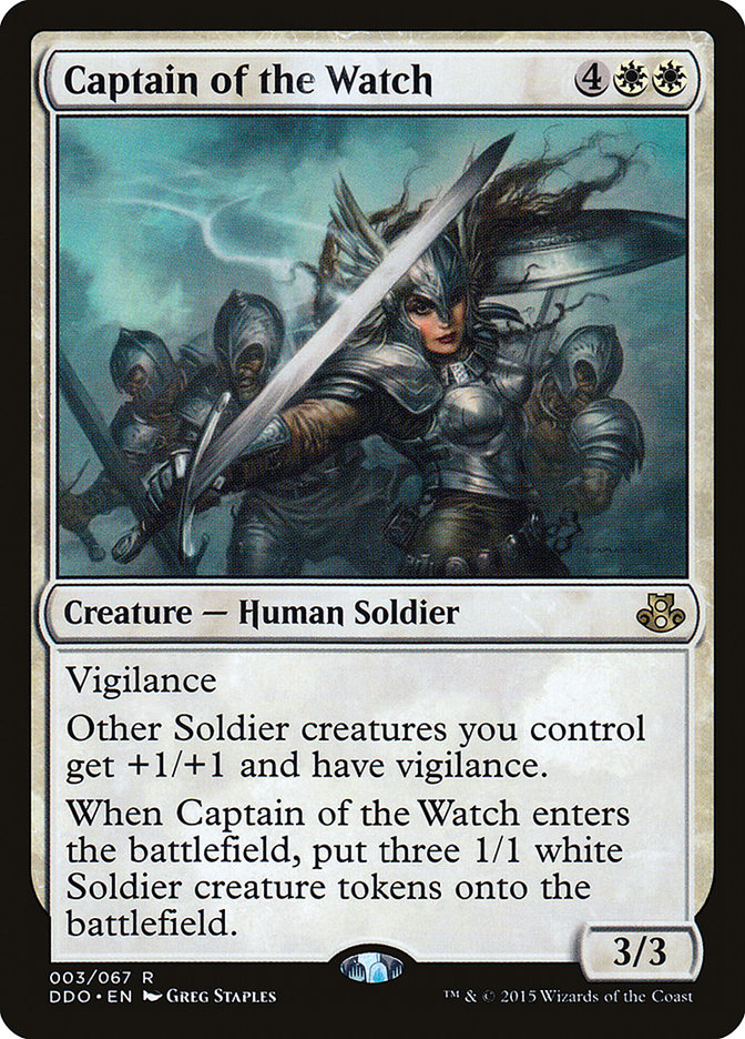 Captain of the Watch [Duel Decks: Elspeth vs. Kiora] | The Time Vault CA