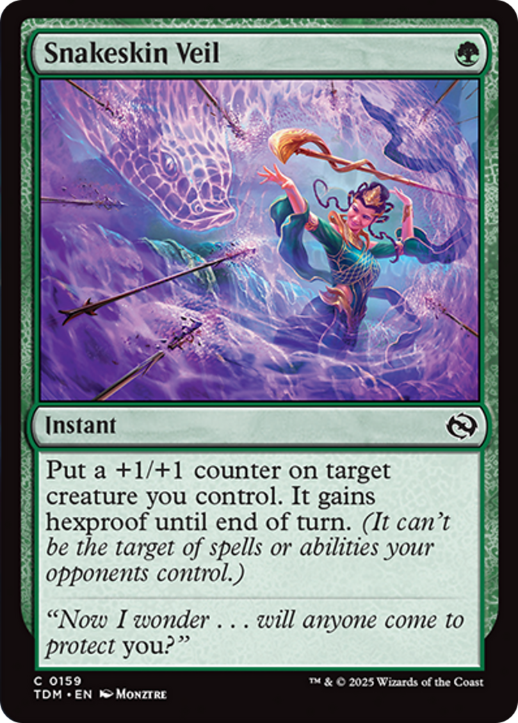 Snakeskin Veil [Tarkir: Dragonstorm] | The Time Vault CA