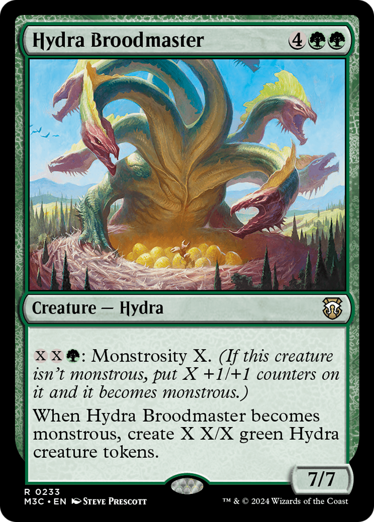 Hydra Broodmaster (Ripple Foil) [Modern Horizons 3 Commander] | The Time Vault CA