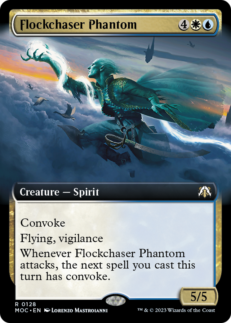 Flockchaser Phantom (Extended Art) [March of the Machine Commander] | The Time Vault CA