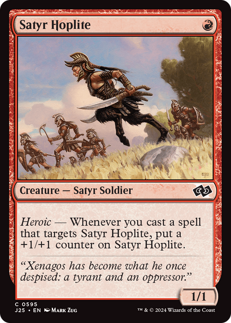 Satyr Hoplite [Foundations Jumpstart] | The Time Vault CA